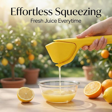 Dreamfarm Fluicer Lemon Juicer, Stainless Steel & BPA-Free Materials, Folds Flat, Perfect For Lemons & Limes