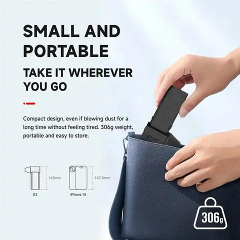 Portable Air Duster, Rechargeable Electric Air dust Blower for Car
