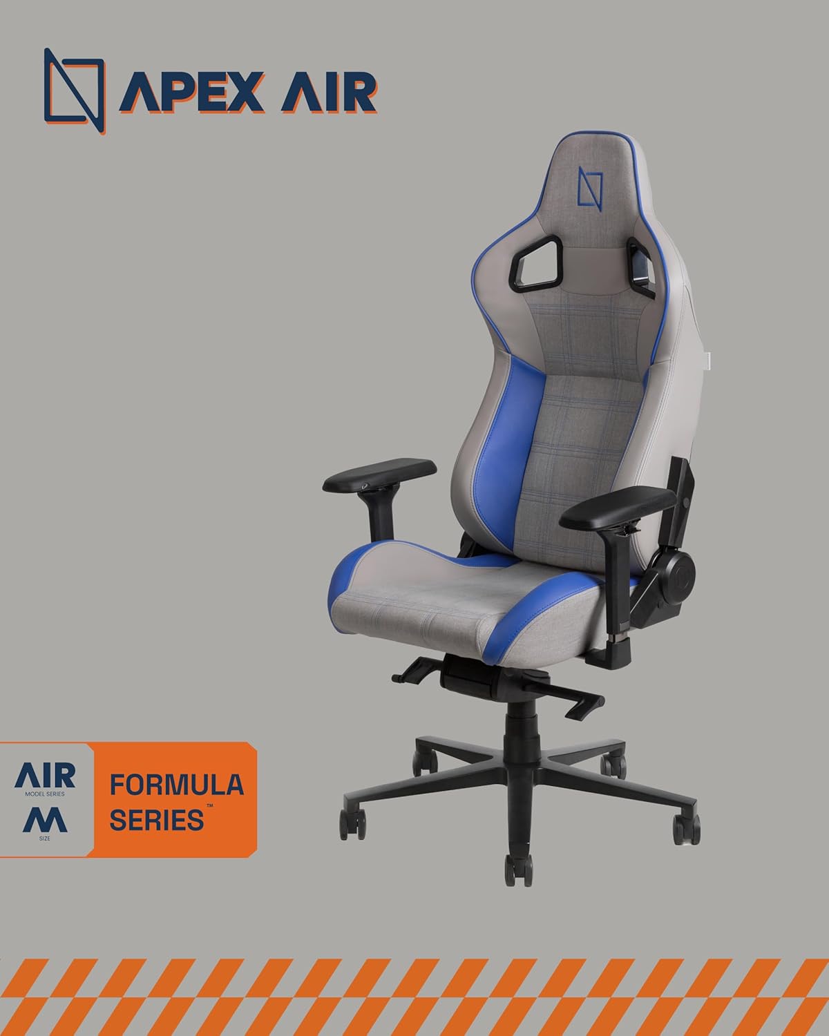 Navodesk APEX AIR, Ergonomic Gaming Chair(RACING BLUE, FORMULA SERIES)