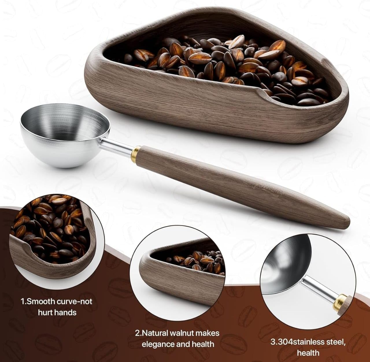 Coffee Beans Dosing Cup with Spoon and Spray Bottle Kit For Espresso