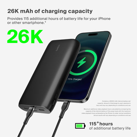 Belkin BoostCharge 4-Port Power Bank 26K