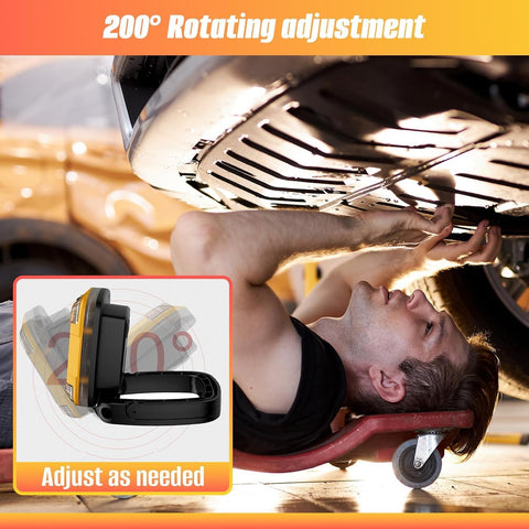 Ultra-Bright Rechargeable (Square Big) Waterproof & USB Powered Torch with Hook for Camping (Copy)