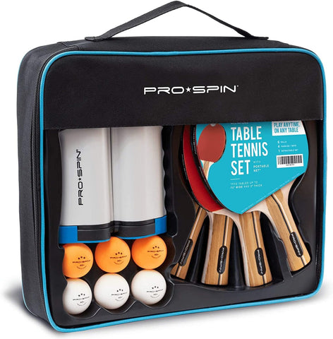 PRO-SPIN Portable Table Tennis Rackets Set