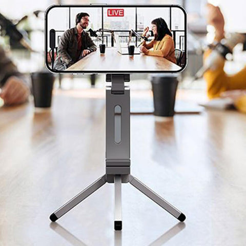 Magnetic Phone Tripod Stand, Aluminium Mini Tripod for Phone