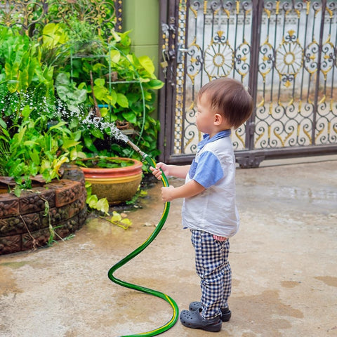 Mermaid Garden Water Hose Reinforced 1/2 Inch 50 Meter – Green | Half-Inch Irrigation Water Hose | Flexible 50M Watering Hose