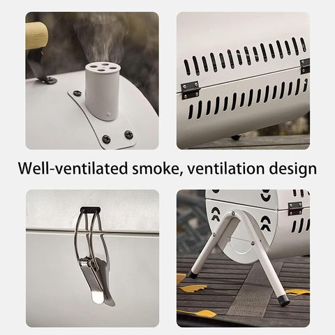 Portable Folding Charcoal BBQ Barbeque Grill