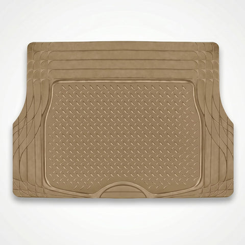 Car Boot Mat, Heavy Duty Waterproof Trunk Liner, Anti-Slip Rubber Cargo Mat (144x109Cms)
