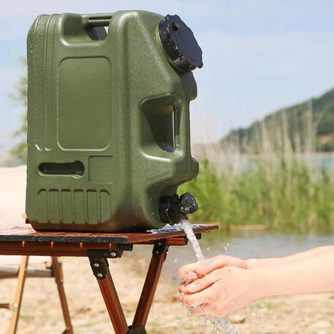 Portable Outdoor Camping Water Storage Container – BPA-Free, Durable Camping Water Jug with Spout & Accessories (18.5 Ltr)