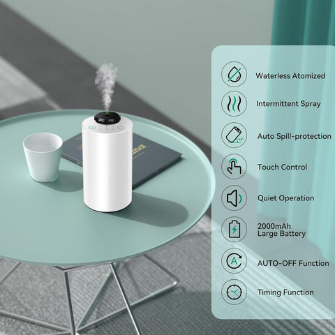 Olmecs Waterless Essential Oil Diffuser Aromatherapy Scent