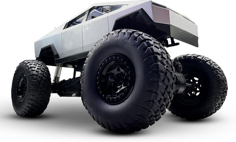 1:8 Scale Monster Cyber Truck – 2.4GHz 4WD RC Off-Road Vehicle with Metal Shell, Headlights & All-Terrain Capability