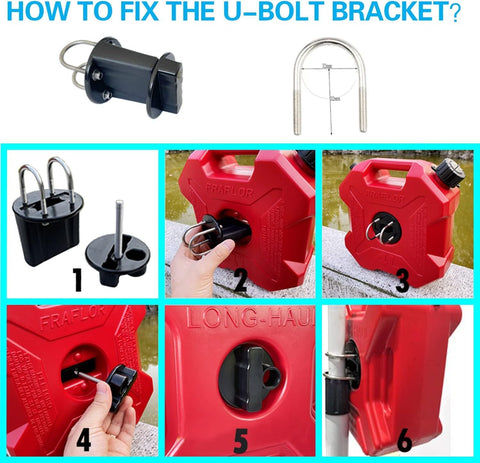 Portable Gasoline Fuel Can 3/5 Ltr, Gas Container with Secure Cap, Petrol Storage Cans