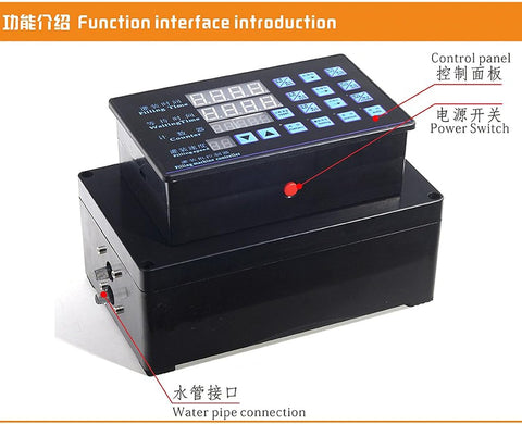 Olmecs Liquid Filling Machine, Automatic Small CNC Filling Machine 3.5L / Min, for Water, Perfume, Beverage, Soy Sauce Vinegar, Liquid Fertilizer