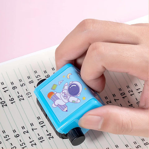 Smart Math Roller Stamps for Kids,2PCS Addition and Subtraction Teaching Stamps