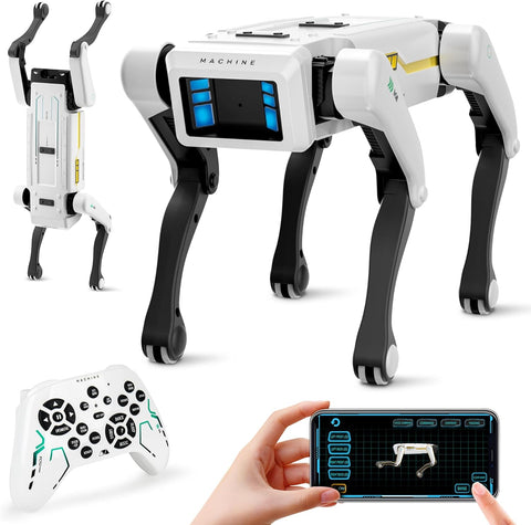 Smart Robot Dog - Interactive STEM Pet with Voice Control, 30+ Actions & APP Programming