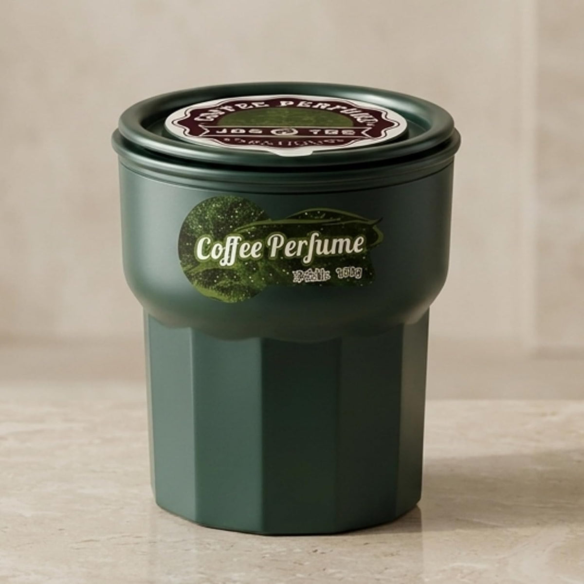 Jade Gardenia Fragrance Coffee Scent Car Air Freshener Jar 190g – Long Lasting Coffee Perfume