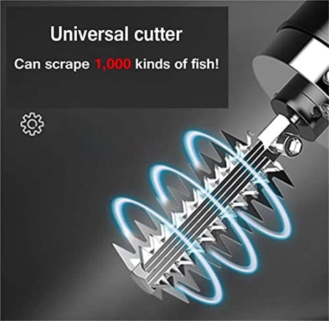 Electric Fish Scale Machine Fish Scale Remover With 4 Kinds Of Cutter Heads