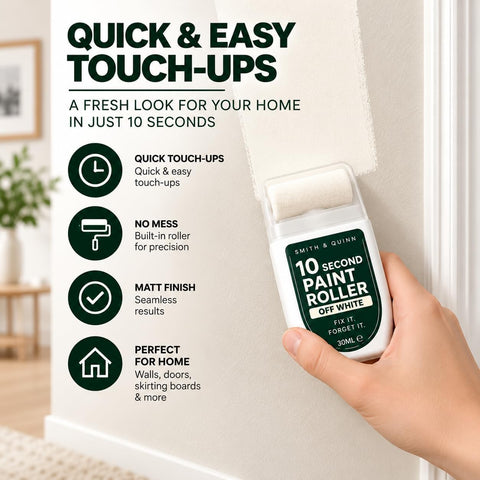 Mini Paint Roller Kit for Wall Touch Ups - Portable 30ML