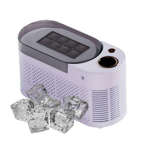 Portable Countertop Ice Maker Machine, 8 Cubes in 10 Mins, Compact Mini Ice Maker for Home/Camping/Car