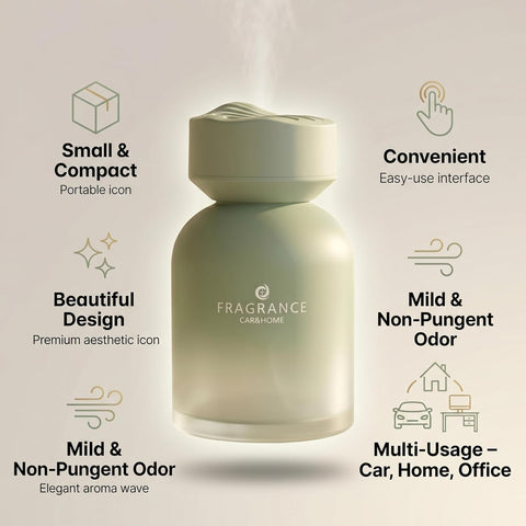 Smoke and Rain Dancong Luxury Car Aroma Air Freshener Diffuser, Long Lasting Fragrance for Car, Home & Office