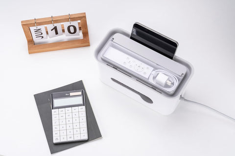 Navodesk NAVO Cable Management Box, Cable Organiser for Desktop
