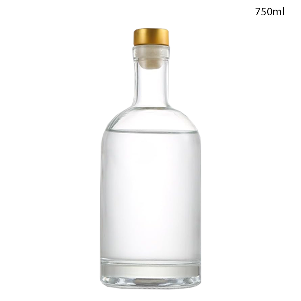Willow Glass Gin / Juice Bottles with Gold Stopper 200ml (60 Pcs/Ctn)