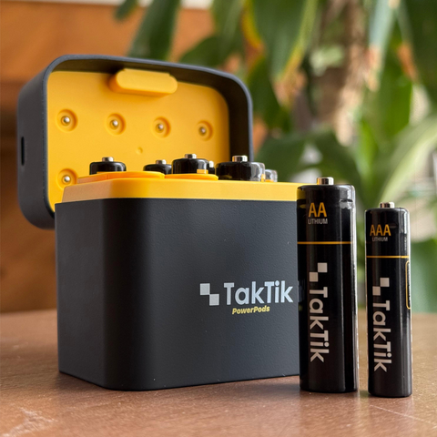 Taktik Powerpods Batteries With Charger with 8 Rechargeable 5V Batteries