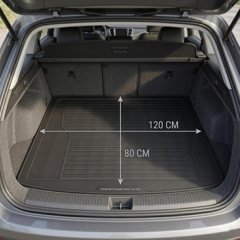 Car Boot Mat, Heavy Duty Waterproof Trunk Liner, Anti-Slip Rubber Cargo Mat (120x80 Cms) (Copy) (Copy) (Copy) (Copy) (Copy)