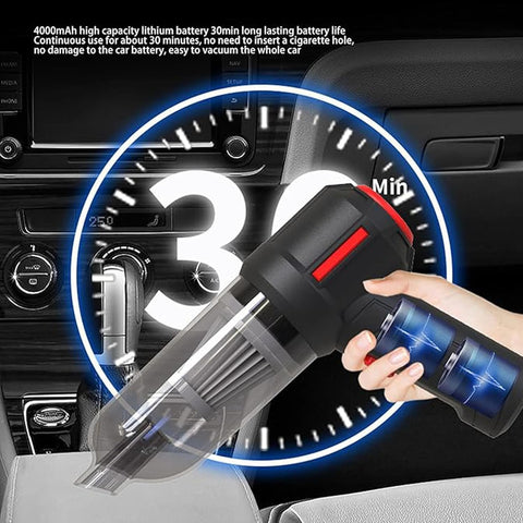 High Suction Car Vacuum Cleaner for Keyboard & Pet Hair Cleaning (Handheld Vacuum)
