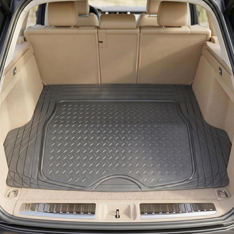 Car Boot Mat, Heavy Duty Waterproof Trunk Liner, Anti-Slip Rubber Cargo Mat (144x109cm Cms) (Copy) (Copy) (Copy) (Copy) (Copy) (Copy)
