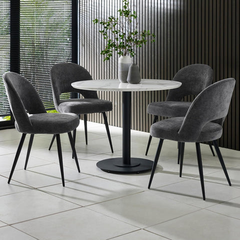 Olmecs Home and  Dining Room Restaurant Chair (grey)