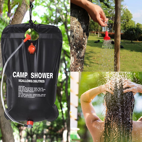 Portable Shower Bag – 5 Gallons/20 Litres | Outdoor Camping Shower for Hiking