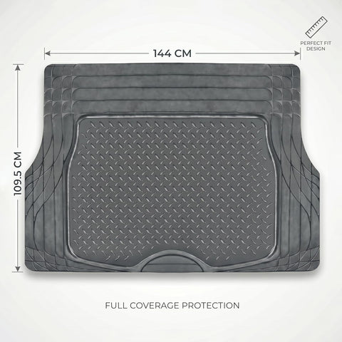 Car Boot Mat, Heavy Duty Waterproof Trunk Liner, Anti-Slip Rubber Cargo Mat (144x109cm Cms) (Copy) (Copy) (Copy) (Copy) (Copy) (Copy)