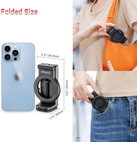 Travel Phone Holder Flight Phone Holder 360° Rotatable for iPhone