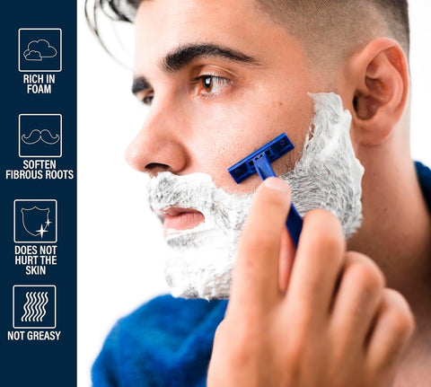 Swish Super Natural Fusion Shaving Gel Advanced Soothing & Moisturizing Formula, Level Three Razor Gel