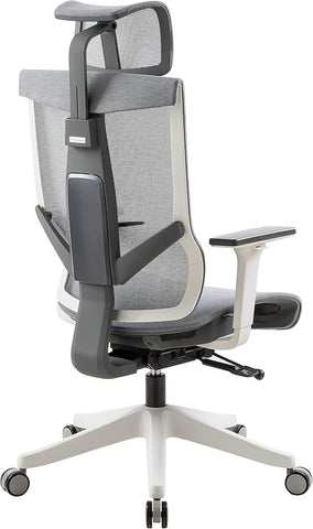 NAVO AERO, Premium Ergonomic Fabric Office Chair (GREY)