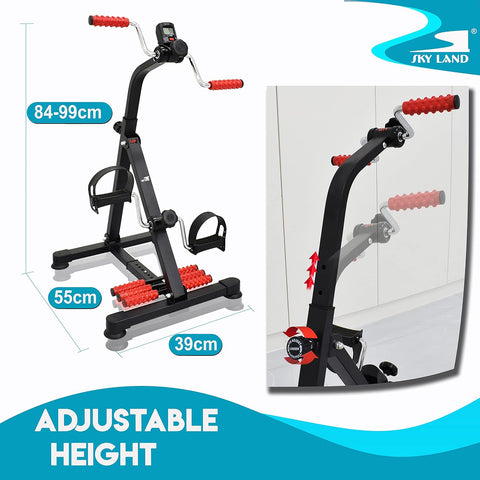 Mini Pedal Exerciser, Adjustable Resistance, LCD Display, EM-1862