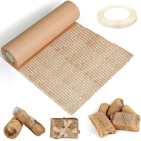 Willow Eco Friendly Honeycomb Cushion Paper Roll / Wrapping Paper-51 cm x 50 Mtr-Roll