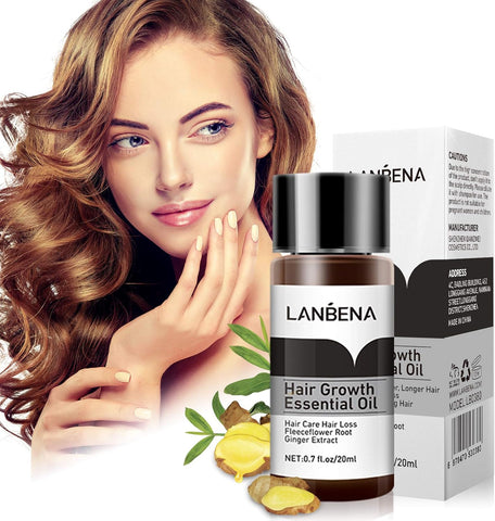 LANBENA Hair Growth Essencial Oil Organic Hair Growth Oils for Hair Thickening