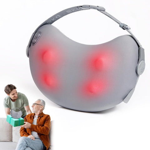 SKG Back Massager with Heat, Shiatsu Back and Neck Massager for Pain Relief