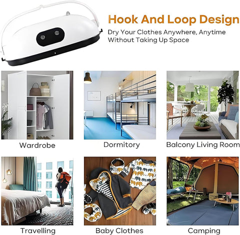 Powerful Portable Dryer For Apartment, Rv, Travel Premium Mini Dryer Machine For Light Clothes