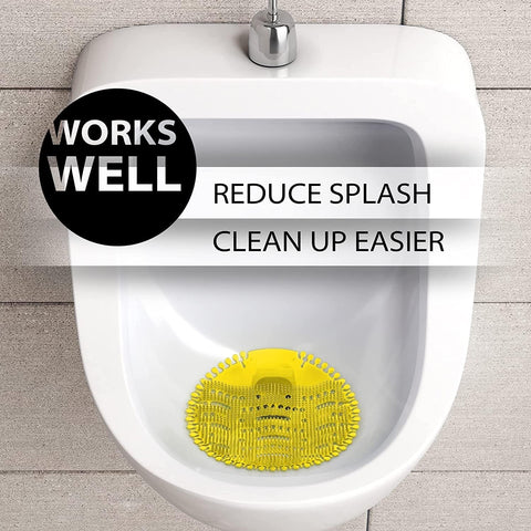 Urinal Screens Deodorizer (10 Pack) - Urinal Screen, Anti-Splash & Odor Freshener