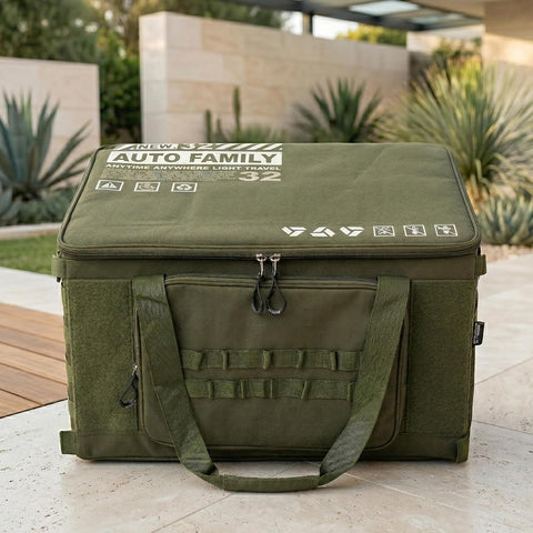 Camping Storage Bag Heavy Duty Travel Gear Organizer – Large Capacity Outdoor Equipment Carry Case (52 x 35 x 50 cm)