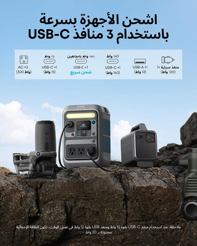 Anker SOLIX C300 Portable Power Station