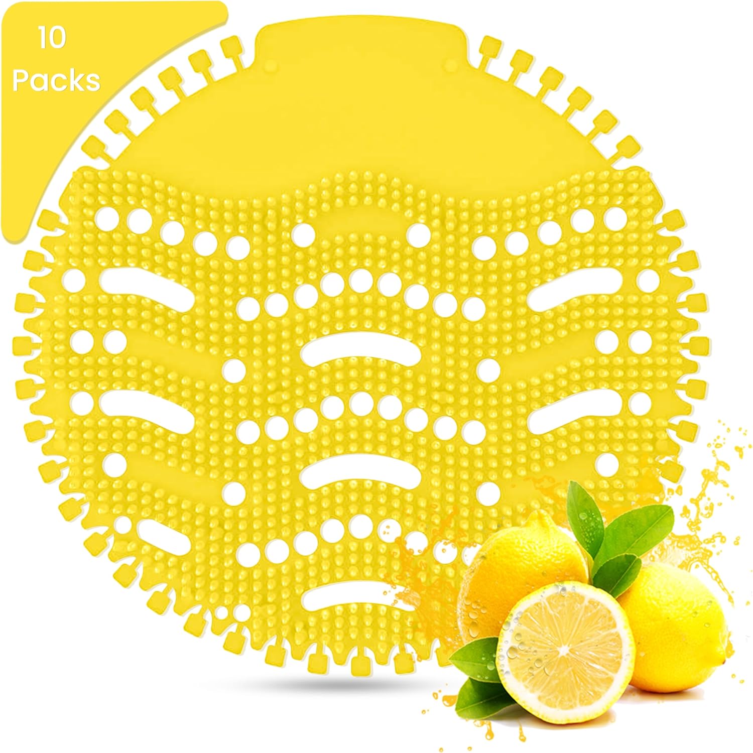 Urinal Screens Deodorizer (10 Pack) - Urinal Screen, Anti-Splash & Odor Freshener