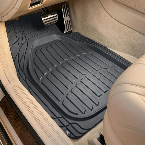 5 Pcs Set Premium Rubber Car Floor Mats, Anti-Slip Waterproof with Cargo Liner (76*54cm)