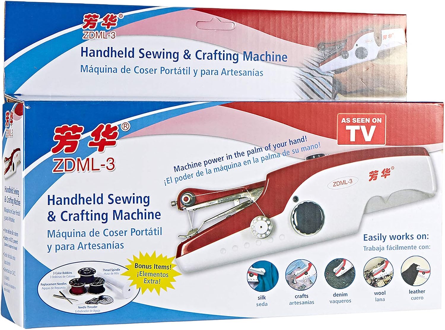 ZDML-3 Handy Sewing & Crafting Machine - Red
