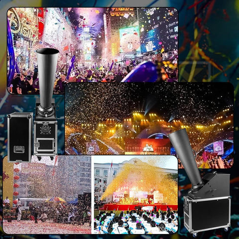 Confetti Paper Rainbow Machine Stage Effect Machine for Disco Nightclub Stage Party