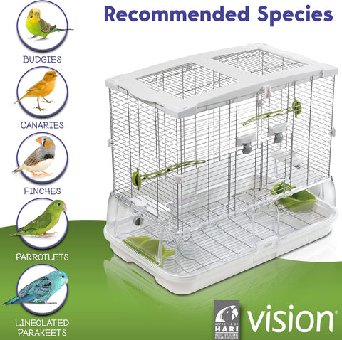 Vision Cage/ Home For Birds Regular, 62.5 X 39.5 X 53 cm, Medium
