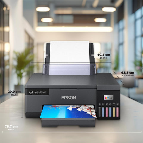 Epson Ecotank L8050 Color Photo Printer with 1 Set Sublimation Ink & 50 Sublimation Papers
