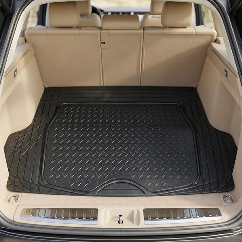 Car Boot Mat, Heavy Duty Waterproof Trunk Liner, Anti-Slip Rubber Cargo Mat (110x138 Cms) (Copy) (Copy)